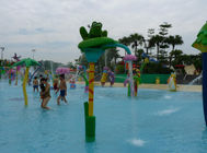 Ekologiczne wyposażenie parku wodnego Frog Spalsh Mix Color Kids &amp;#39;Water Playground