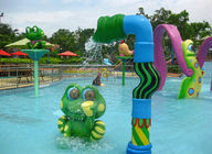Gra w spraye dla dzieci, żaba z włókna szklanego Aqua Park Equipment Toys