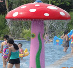 Mushroom Group Kids Spray Park Equipment, indywidualna dekoracja z włókna szklanego do parku wodnego