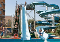Outdoor Speed ​​Zjeżdżalnia wodna Aqua Water Park Pool Commercial Slide Blue Color