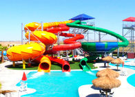 Giant Spiral Water Park Slide, niestandardowe zjeżdżalnie basenowe dla dzieci / dorosłych