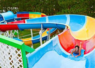 Family Open Spiral Slide Outdoor Rozmiar niestandardowy do Aqua Park Resorts