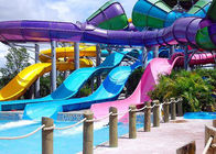 Spiral Fiberglass Big Water Slides Wyposażenie parku wodnego Tratwa zjeżdżalnia dla Hotle Resort
