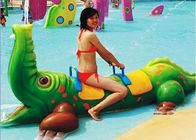 Ekscytujące urządzenia do kąpieli krokodyla z włókna szklanego dla dzieci bawią się w Splash Park