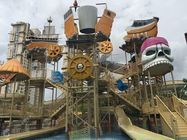 Atrakcyjny sprzęt Aqua Playground Galle Pirate Theme Water House For Family