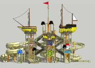 Piracki statek wodny Theme Park / Outdoor Aqua Playground dla rodziny