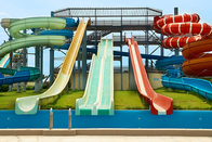 Park rozrywki Wysokie zjeżdżalnie z włókna szklanego High Speed ​​​​do tematu parku wodnego
