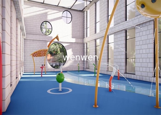 Corlorful Kids Splash Adventure Plan piętra parku wodnego 100 m2