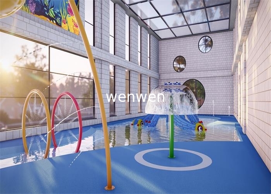 Corlorful Kids Splash Adventure Plan piętra parku wodnego 100 m2