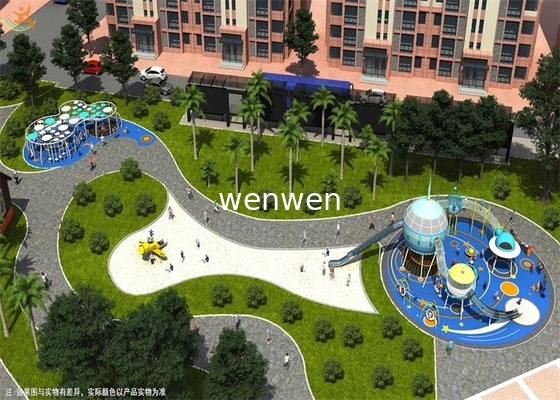 Luksusowy park rozrywki dla dzieci na świeżym powietrzu w parku wodnym