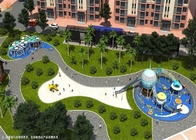 Luksusowy park rozrywki dla dzieci na świeżym powietrzu Sprzęt rozrywkowy dla dzieci