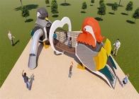Dostosowane zjeżdżalnie tunelowe ze stali nierdzewnej do placu zabaw dla dzieci w parku zabaw