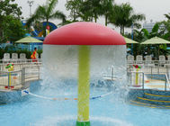 Ekologiczne Kids Kolorowe Mushroom Water Fun Amusement Park Equipment Red Yellow