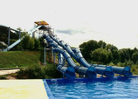 Duże dzieci Aquaslide z włókna szklanego Pool Slajdów High Speed ​​Popularne urządzenia rozrywkowe
