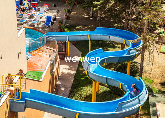 Hotel Resort Water Park Slide Zjeżdżalnia wodna z włókna szklanego Aqua Theme Park Equipment
