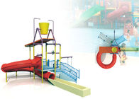 Profesjonalne konstrukcje placów zabaw dla dzieci ze zjeżdżalnią / siatką wspinaczkową