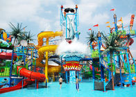 Roczna gwarancja Aqua Playground Sprzęt dla dzieci / dorosłych Zjeżdżalnia wodna