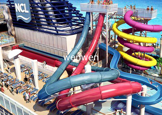 Wodny park rozrywki Boomerang Zjeżdżalnia wodna Big Splash Certyfikaty CE TUV ISO9001