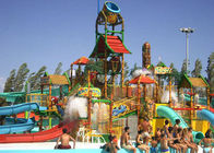 Water House Theme Park Platforma konstrukcyjna 21 * 18 * 9m Family Fun Zjeżdżalnia wodna