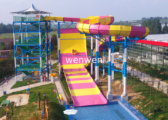 Giant Boomerang Zjeżdżalnia wodna z włókna szklanego Auqa Slide For Family Fun Amusement Park