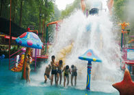 Kolorowe Aqua Playground Zjeżdżalnia wodna z włókna szklanego, Theme Park Equiment