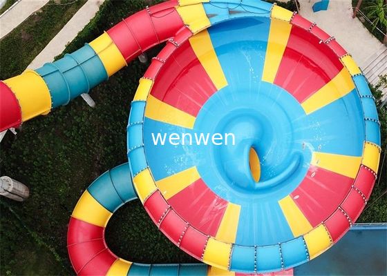 Super Bowl Water Slide Water Park Slide z trwałym włóknem szklanym i ładunkiem 2Rider/Slide