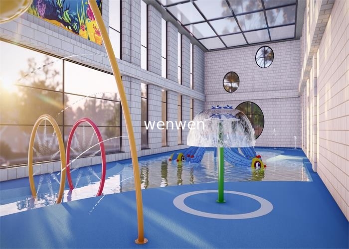 Corlorful Kids Splash Adventure Plan piętra parku wodnego 100 m2