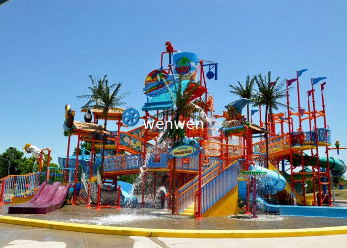 Holiday Resort Water Play Sprzęt handlowy FRP dla rodziców - dzieci